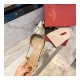 Valentino Garavani Vlogo Calfskin Slingback Pump 50mm SW2S0Q72