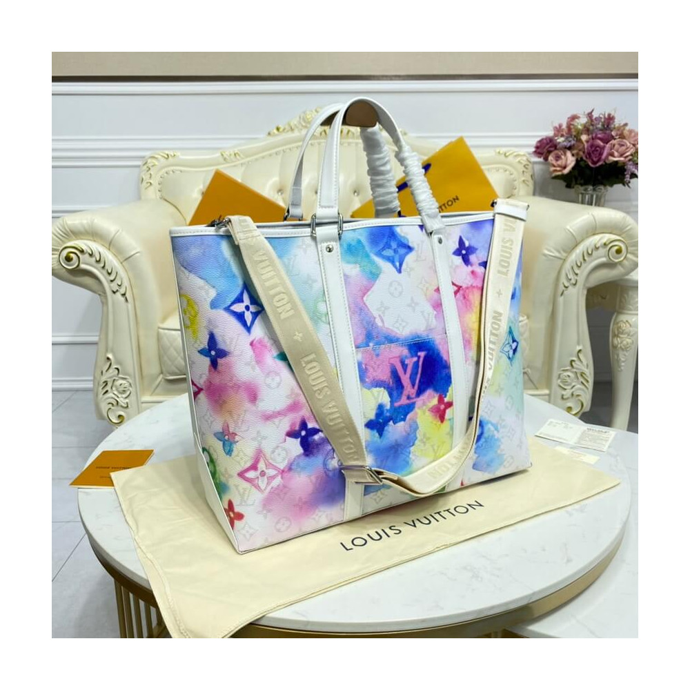 Louis Vuitton Monogram Watercolor Multico New Tote GM M45754