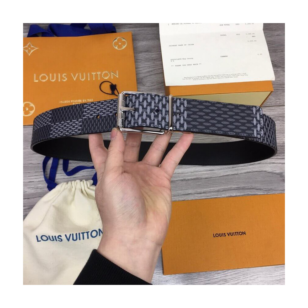 Louis Vuitton Damier Print 40mm Belt M0338S