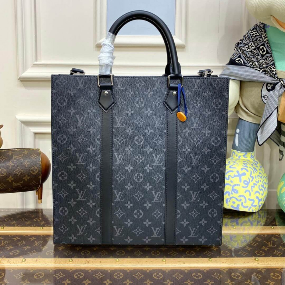 Louis Vuitton Monogram Eclipse Canvas Sac Plat M46452