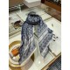 Christian Dior Cannage Denim Shawl 140163