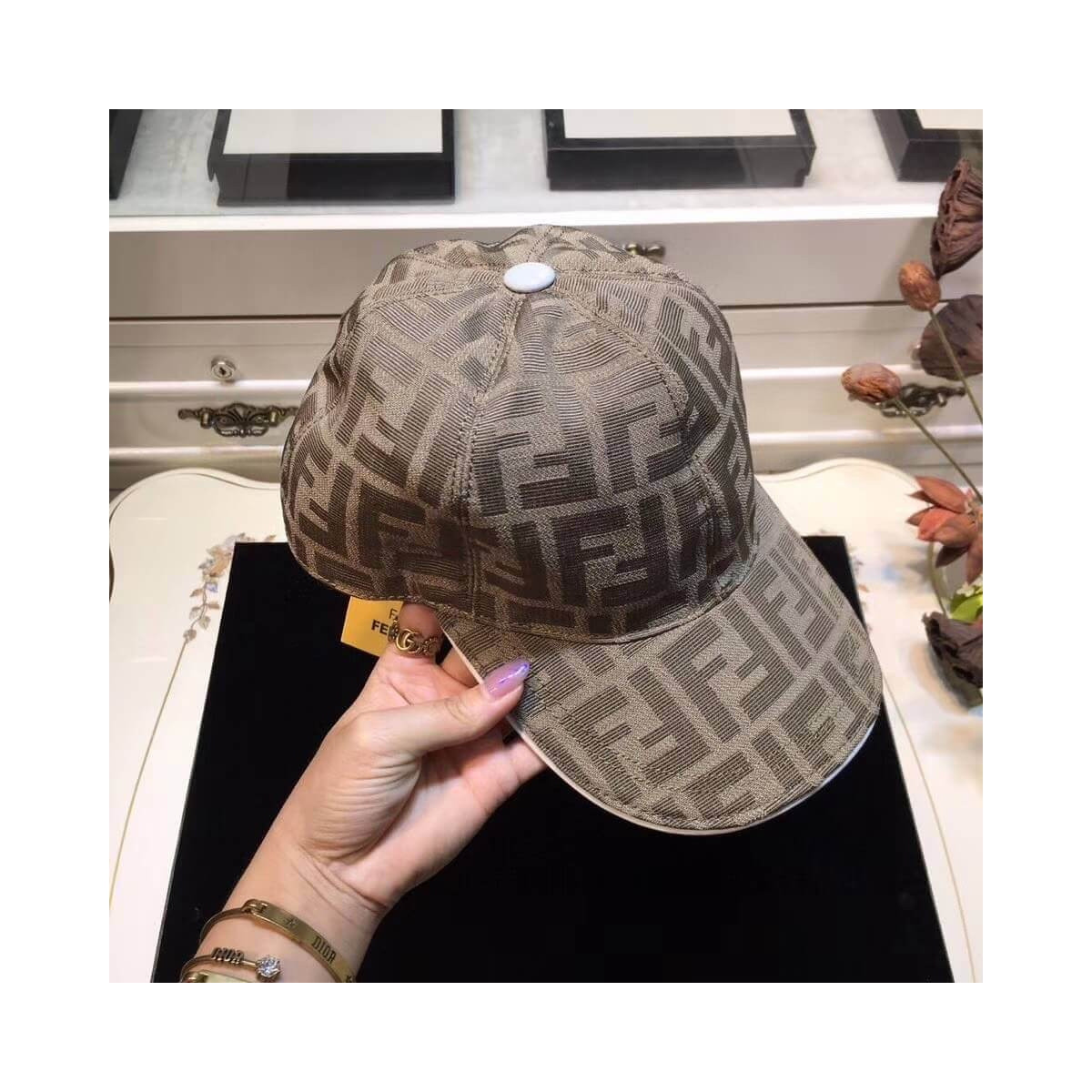 Fendi Double F Baseball Cap FD-002