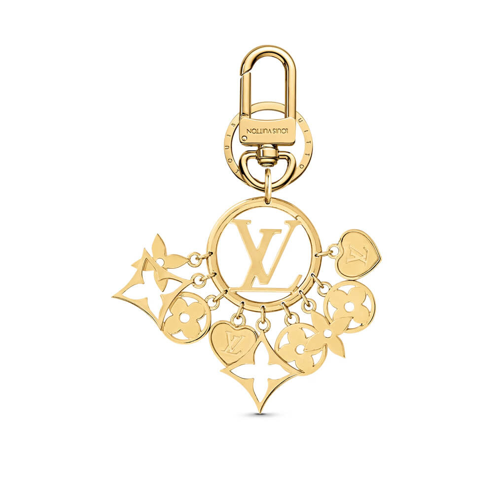 LV Circle Twinkling Keyring And Bag Charm M01359