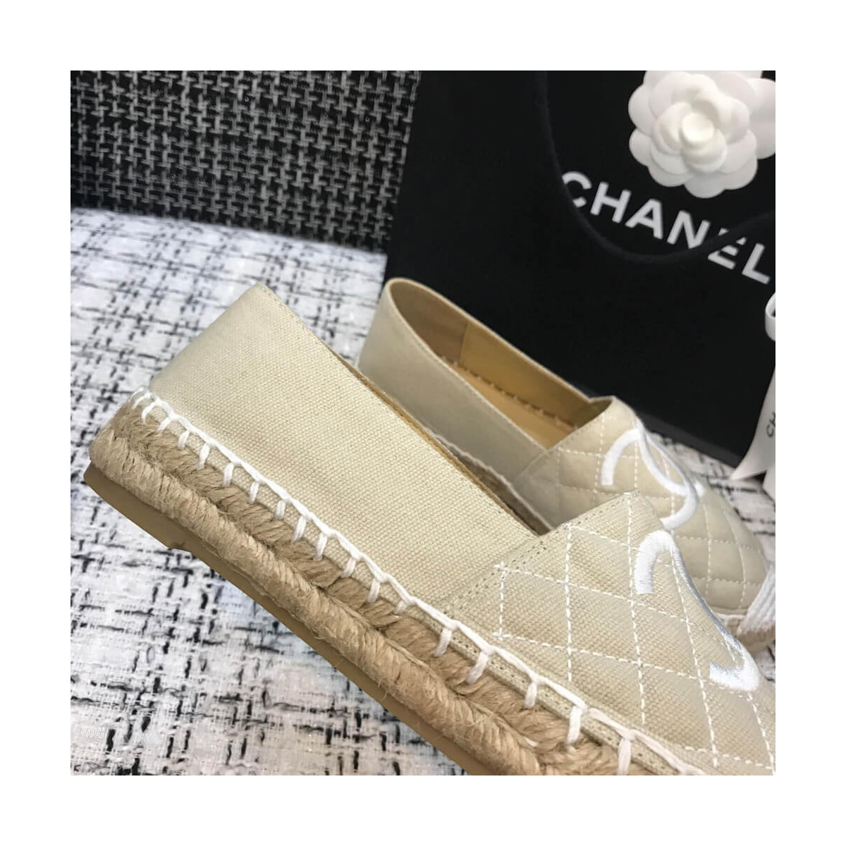 Chanel Quilted Espadrilles G32910