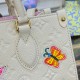 LV x YK OnTheGo PM with Flower Marquetry M21732