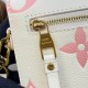 Louis Vuitton Monogram Empreinte Pochette Metis Creme/Rose Trianon