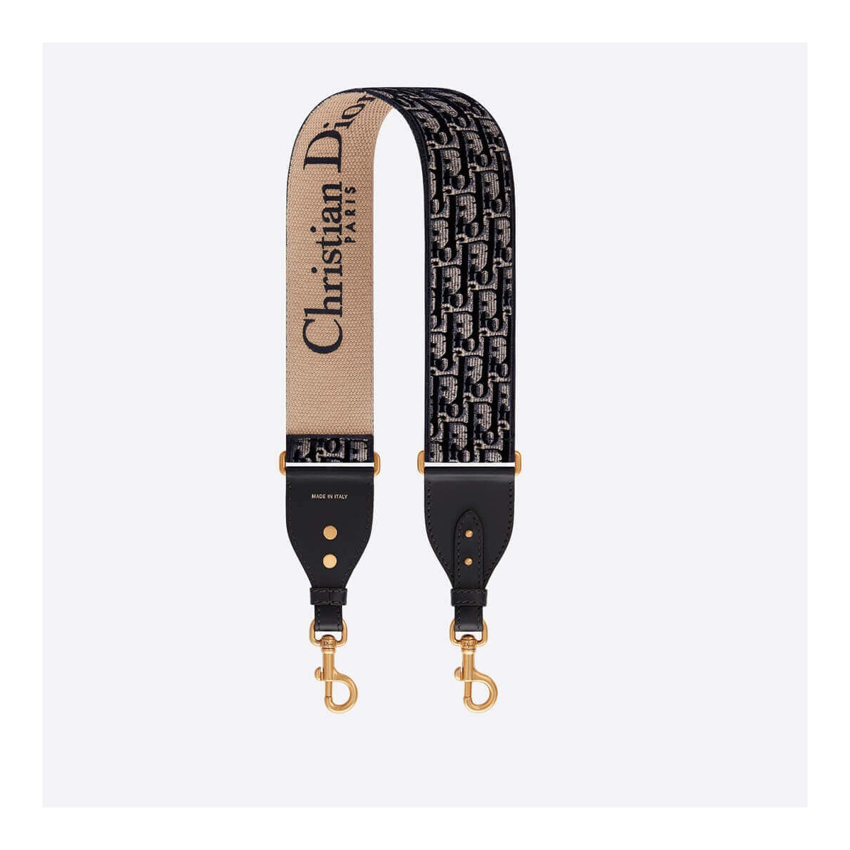 Dior Oblique Embroidered Velvet Shoulder Strap S8540C