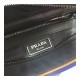 Prada Nylon Cross-Body Bag 2VH074 Black/Blue/Yellow