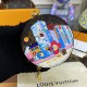 Louis Vuitton Christmas Animation 2022 Round Coin Purse M81634