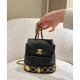 Chanel Small Backpack in Black Calfskin AS4275