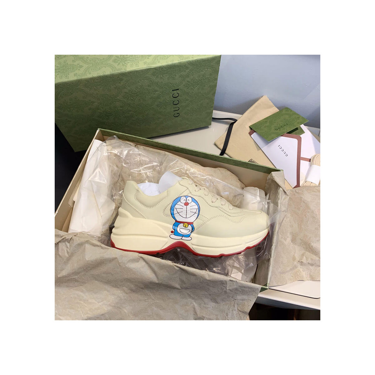 Doraemon x Gucci Rhyton Sneakers 655025