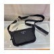 Prada Re-Nylon and Saffiano Leather Shoulder Bag 2VH128