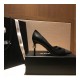 Chanel Calfskin &amp; Velvet Pump With Pearl G178144