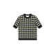 Gucci Houndstooth Short Sleeve Jumper 595697