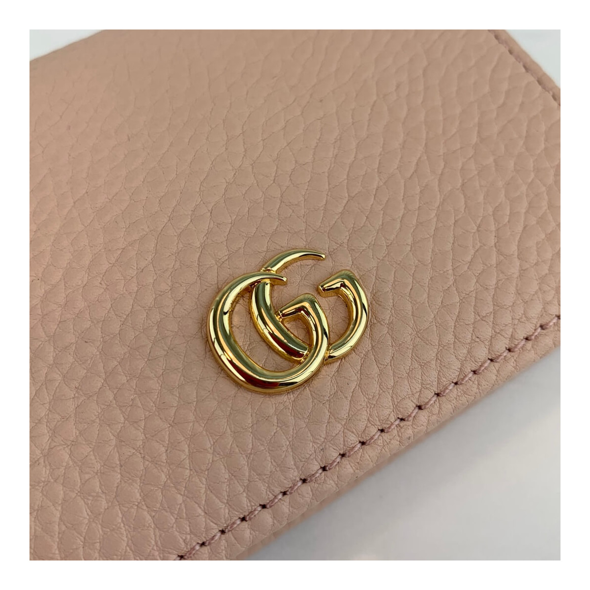 Gucci Leather Card Case Wallet 456126