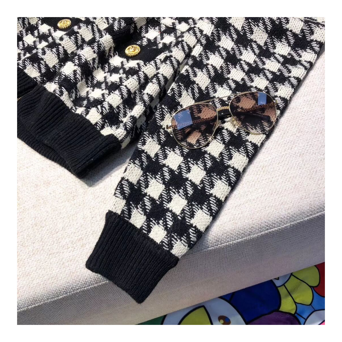 Gucci Houndstooth Jacket 595691