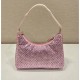 Prada Satin Mini-Bag With Artificial Crystals 1NE515