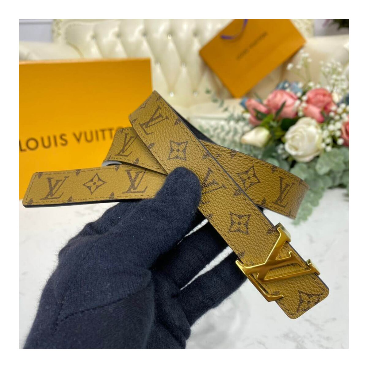 Louis Vuitton LV Initiales 25mm Belt M0296X