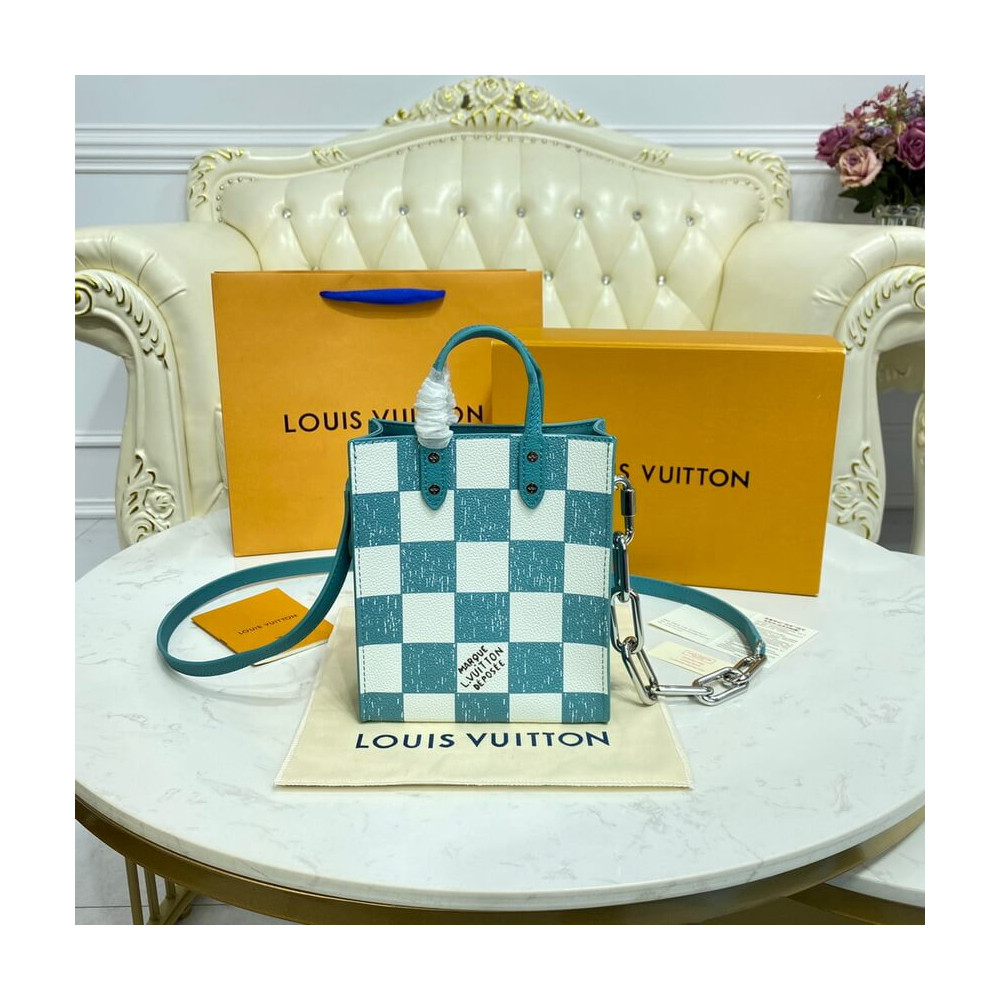 Louis Vuitton Damier Checkerboard Pattern Sac Plat XS N60495