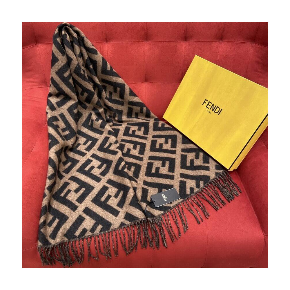 Fendi Cashmere FF Logo Scarf FXT260