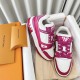 Louis Vuttion LV Trainer Sneaker Fuchsia 1ABOF4