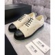 Chanel Calfskin Lace-Ups G37238 White