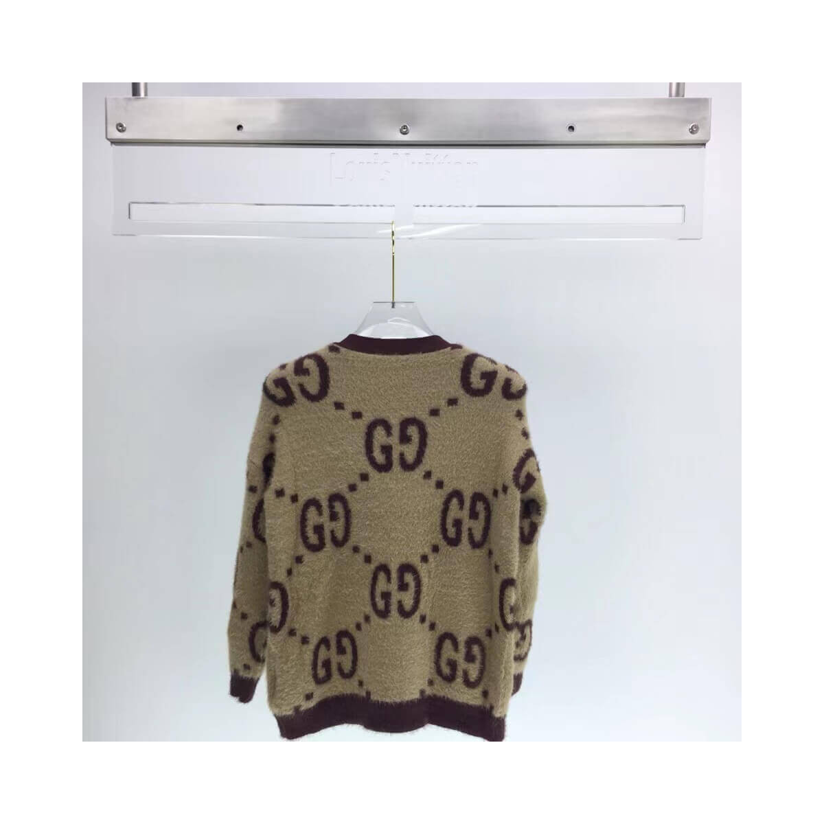 Gucci Reversible GG Mohair Wool Cardigan 635160