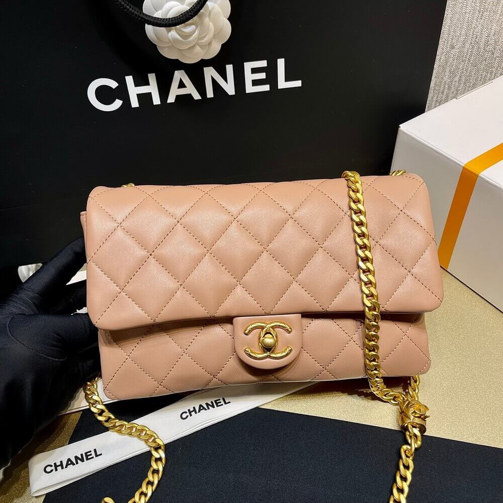 Chanel Lambskin Flap Bag AS3609