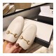 Gucci Princetown Leather Slipper 423513 White