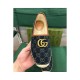 Gucci Pilar Double G Denim Espadrille Flat