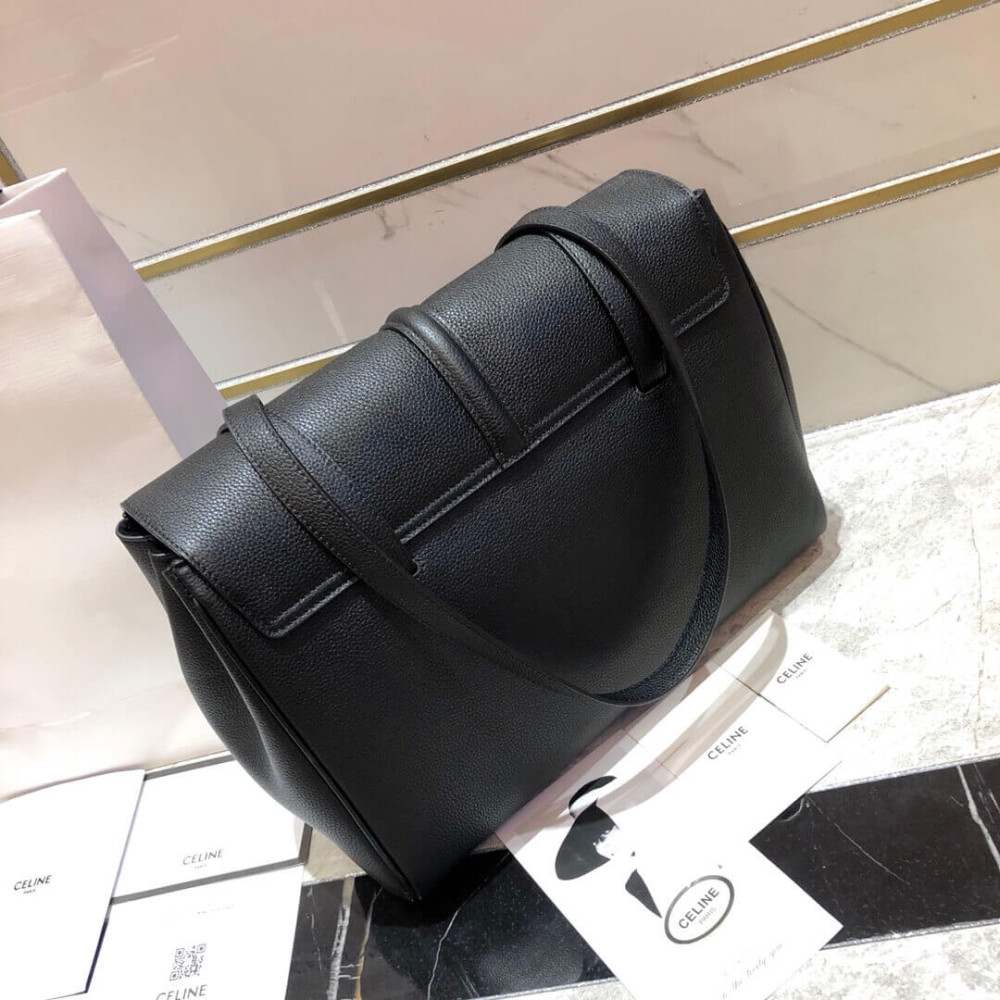 Celine Medium Soft 16 Bag In Grained Calfskin 195543