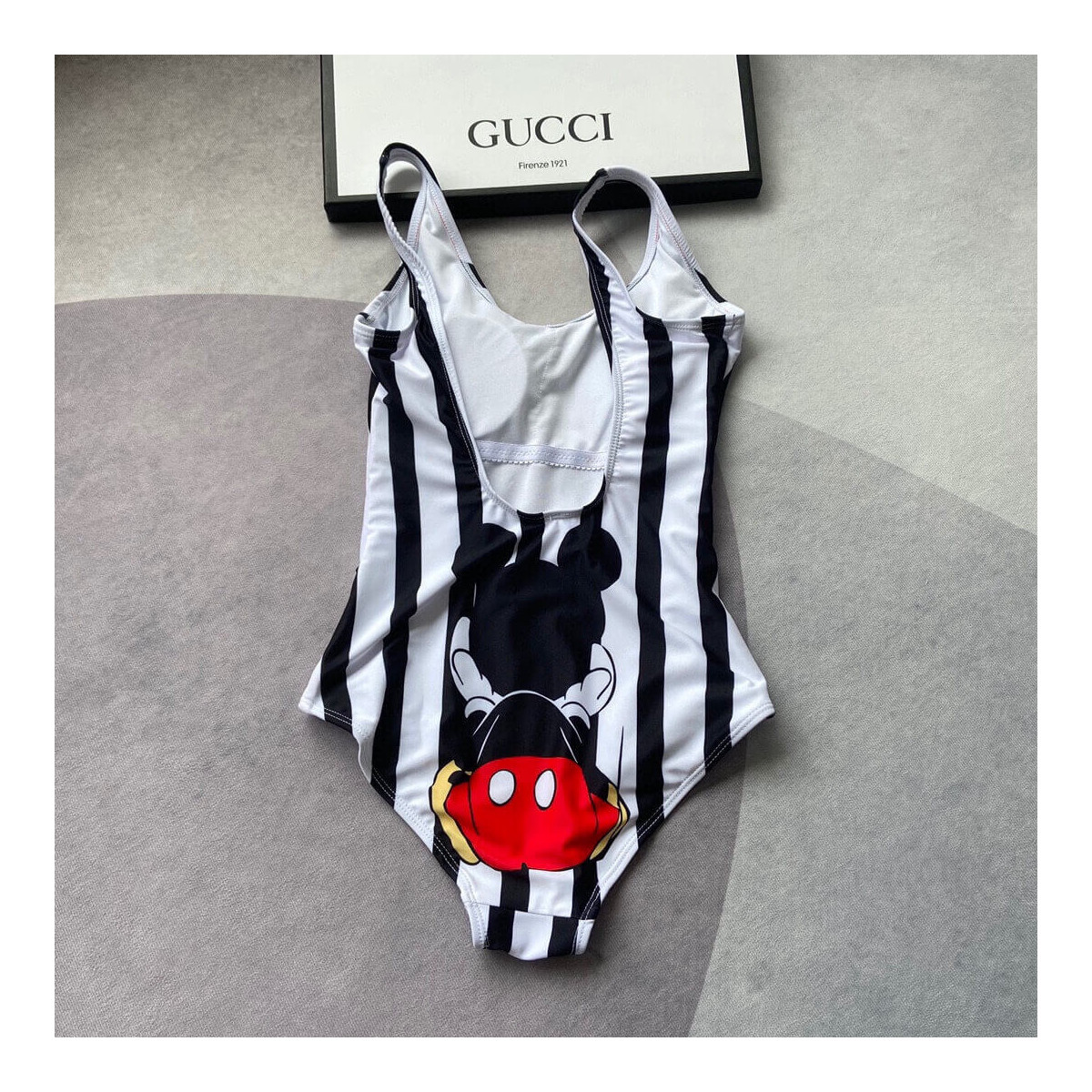 Gucci x Disney Stripe One Piece Print Swimsuit 501898