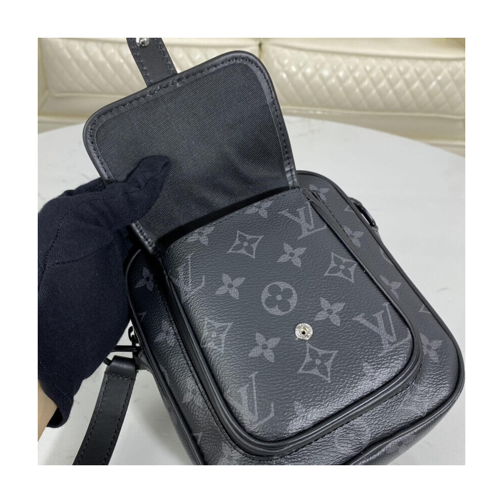 Louis Vuitton Monogram Eclipse Christopher Wearable Wallet M69404