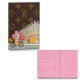 Louis Vuitton Christmas Animation 2022 Passport Cover M81635 Pink