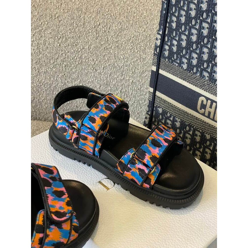 Christian Dior Dioract Sandal Multicolor Mizza Printed KCQ547