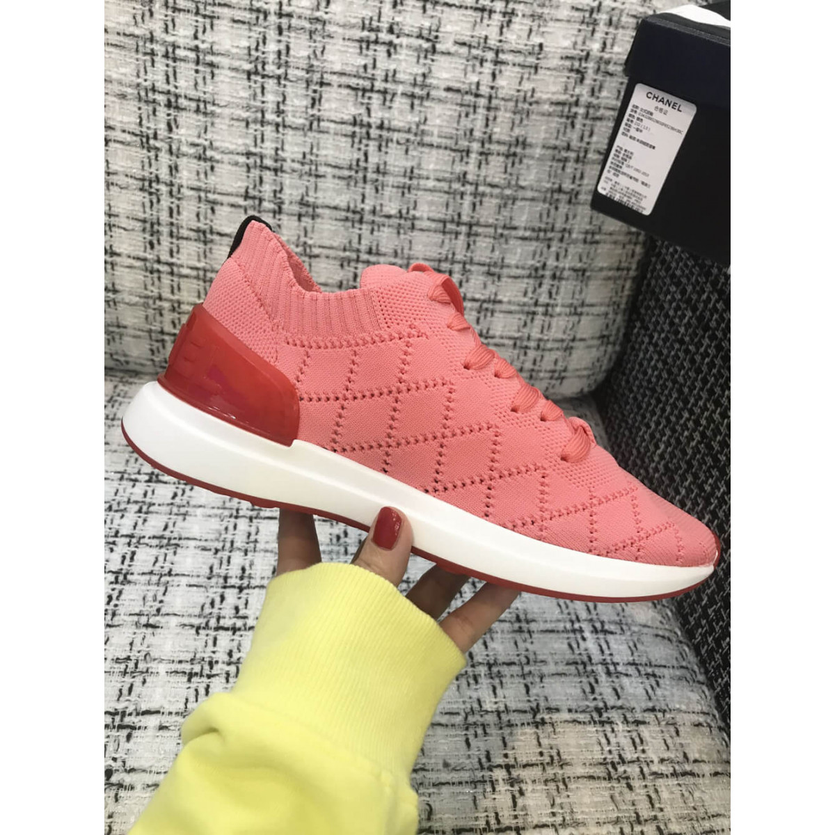 Chanel Mixed Fibers Sneakers G35549