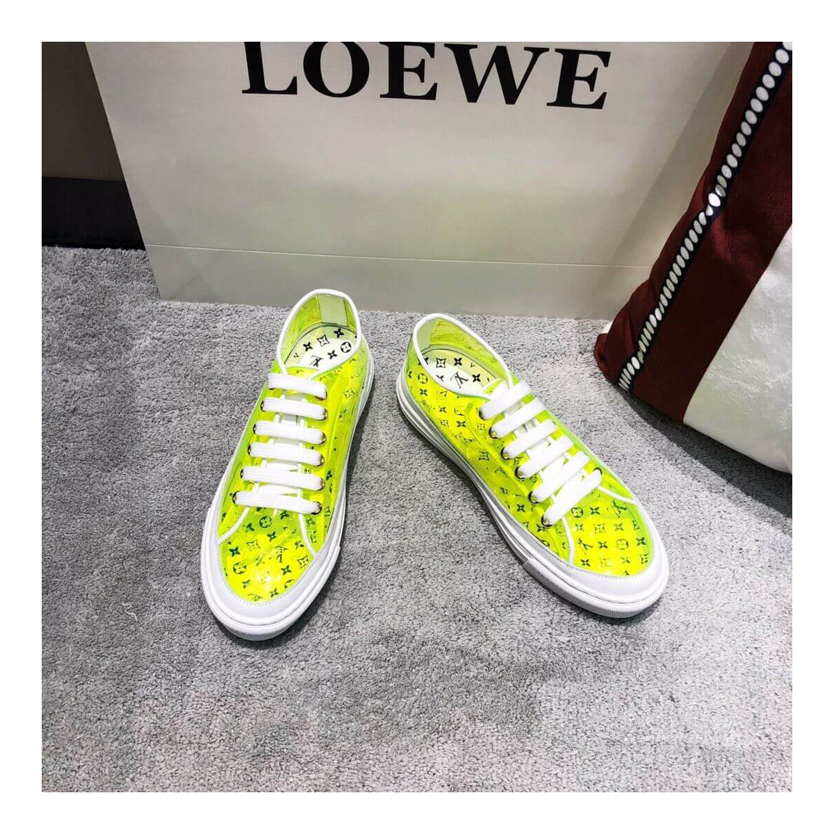 Louis Vuitton Yellow PVC Sneakers