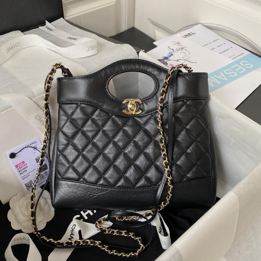 Chanel 31 Mini Calfskin Shopping Bag AS4133