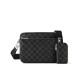 Louis Vuttion Damier Graphite Canvas Trio Messenger Bag N40519