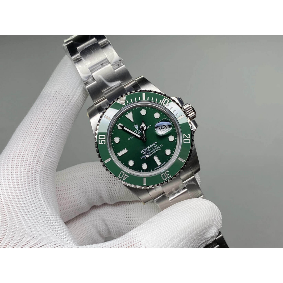 Rolex Submariner Date Watch Green M1166