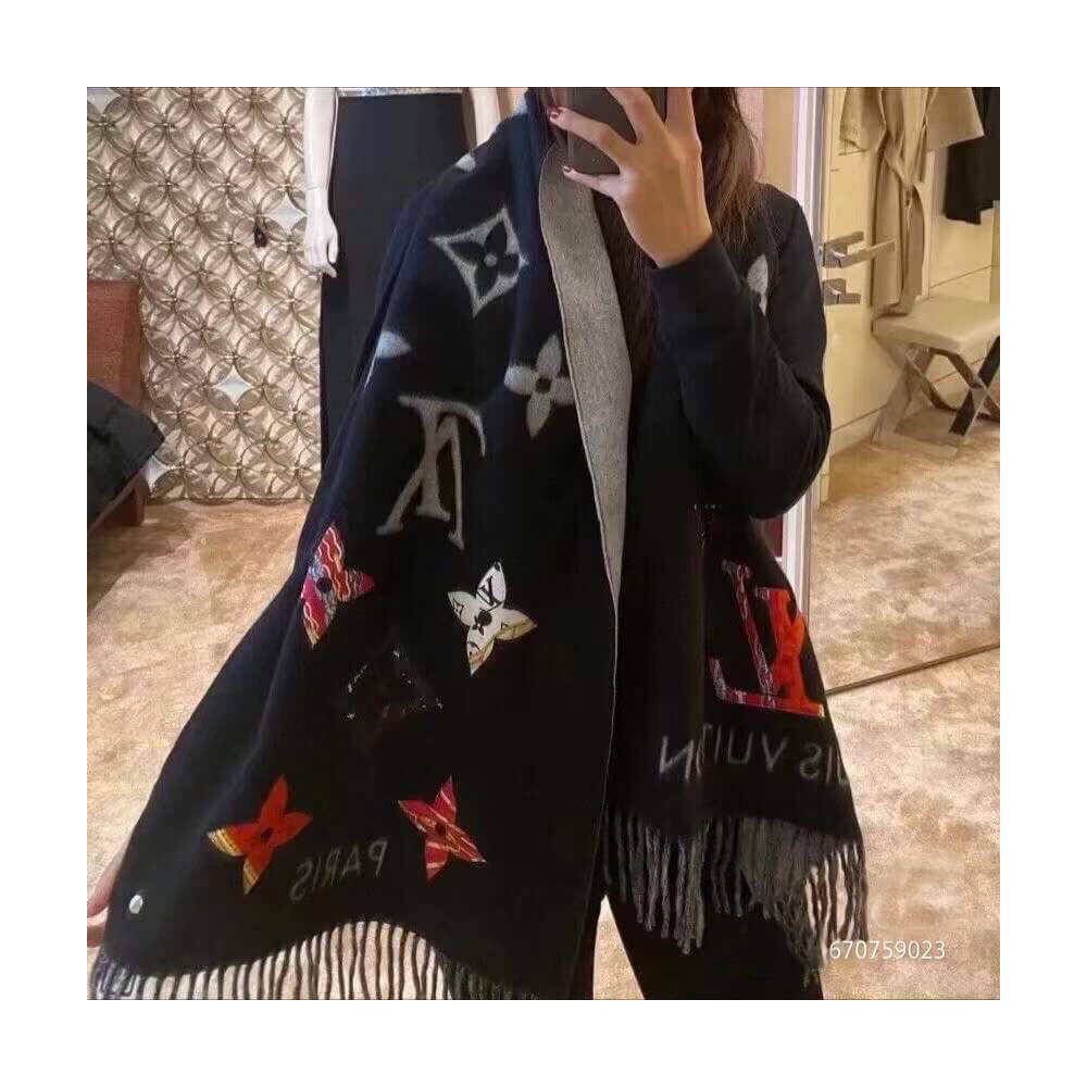 Louis Vuitton Be Mindful Reykjavik Scarf M76160 Black