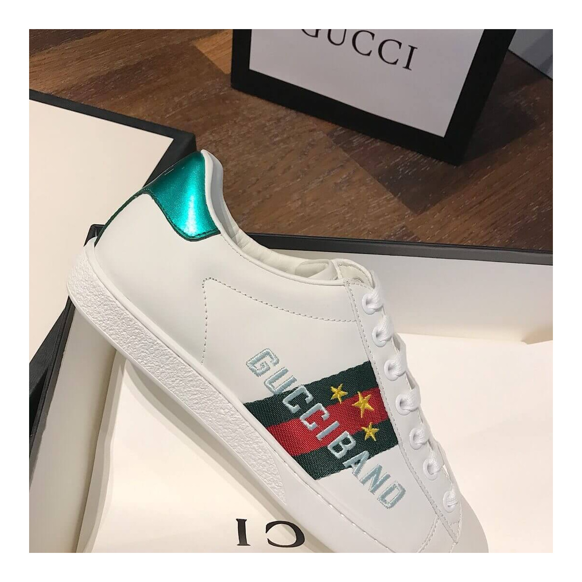 Gucci Ace Sneaker with Gucci Band 603693