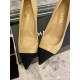 Chanel Lambskin &amp; Grosgrain 8.5cm Heel Pumps G35536