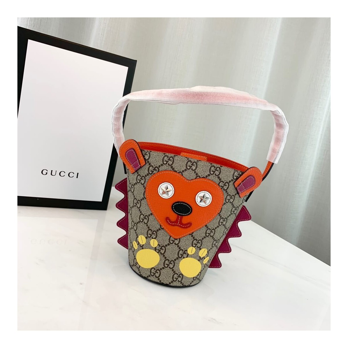 Gucci Children&#039;s GG Hedgehog Top Handle Bag 580421