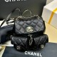 Chanel Mini Duma Backpack Caviar Calfskin Black AS3787