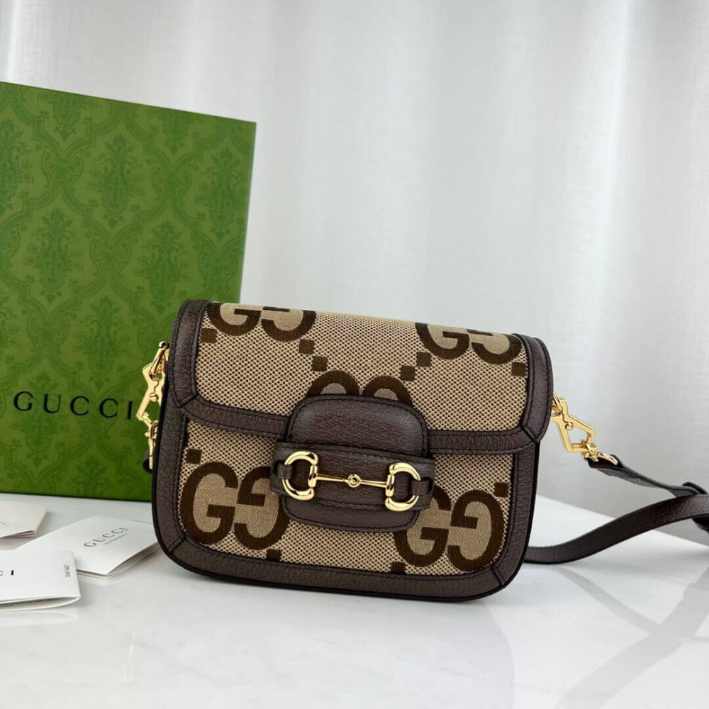 Gucci Horsebit 1955 Jumbo GG Mini Bag 658574