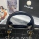 Chanel Deauville Cotton &amp; Calfskin Large Shopping Bag AS93786