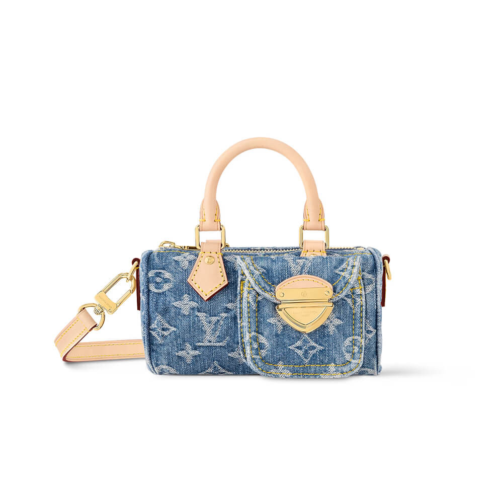 Louis Vuitton Monogram Denim Nano Speedy M82950