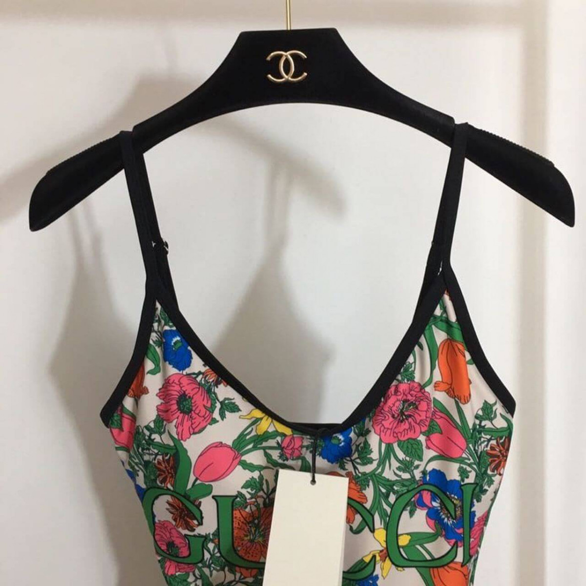 Gucci Pop Flora Print One Piece Swimsuit 514977