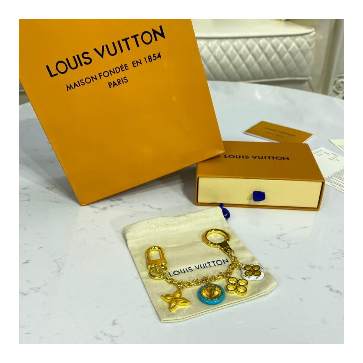 Louis Vuitton Colorline Bag Charm Chain M64527